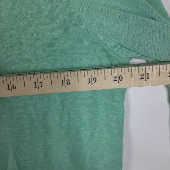 Merokeety Long Green Teal Button Cardigan Sweater Minimalistic Cottagecore Large - Picture 13 of 14